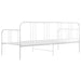 Cadru pat canapea, alb, 90 x 200 cm, metal - WALTI WALTI