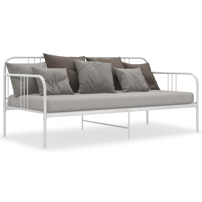 Cadru pat canapea, alb, 90 x 200 cm, metal - WALTI WALTI