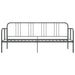 Cadru pat canapea, gri, 90 x 200 cm, metal - WALTI WALTI