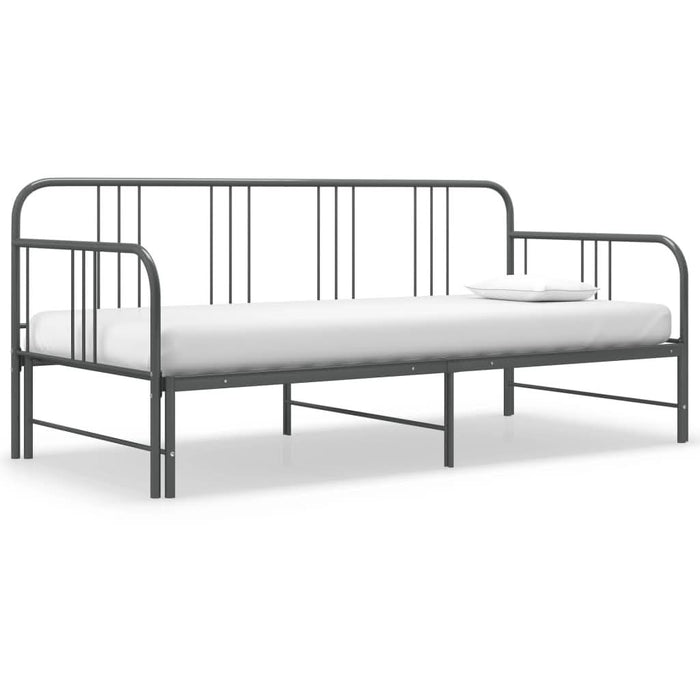 Cadru pat canapea extensibilă, gri, 90 x 200 cm, metal - WALTI WALTI