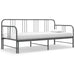 Cadru pat canapea extensibilă, gri, 90 x 200 cm, metal - WALTI WALTI