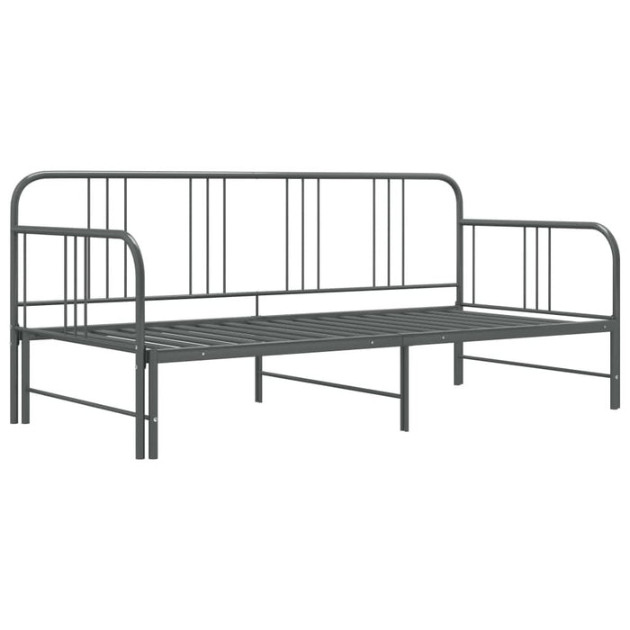 Cadru pat canapea extensibilă, gri, 90 x 200 cm, metal - WALTI WALTI