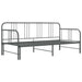 Cadru pat canapea extensibilă, gri, 90 x 200 cm, metal - WALTI WALTI