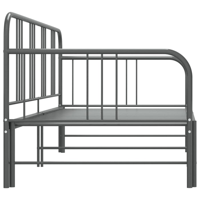 Cadru pat canapea extensibilă, gri, 90 x 200 cm, metal - WALTI WALTI