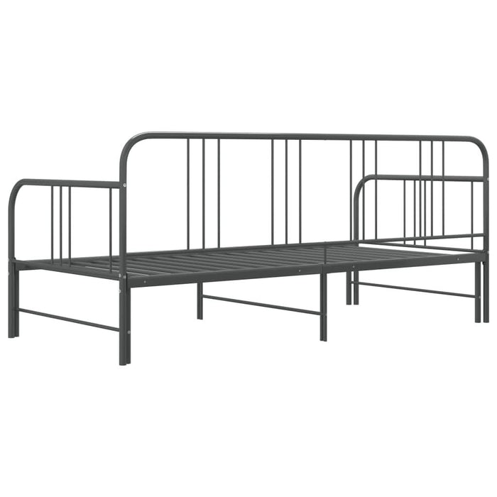 Cadru pat canapea extensibilă, gri, 90 x 200 cm, metal - WALTI WALTI
