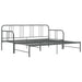 Cadru pat canapea extensibilă, gri, 90 x 200 cm, metal - WALTI WALTI