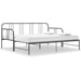 Cadru pat canapea extensibilă, gri, 90 x 200 cm, metal - WALTI WALTI