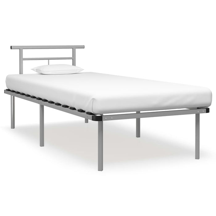 Cadru de pat, gri, 90 x 200 cm, metal - WALTI WALTI