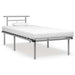 Cadru de pat, gri, 90 x 200 cm, metal - WALTI WALTI
