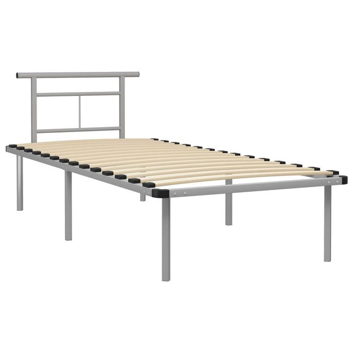 Cadru de pat, gri, 90 x 200 cm, metal - WALTI WALTI