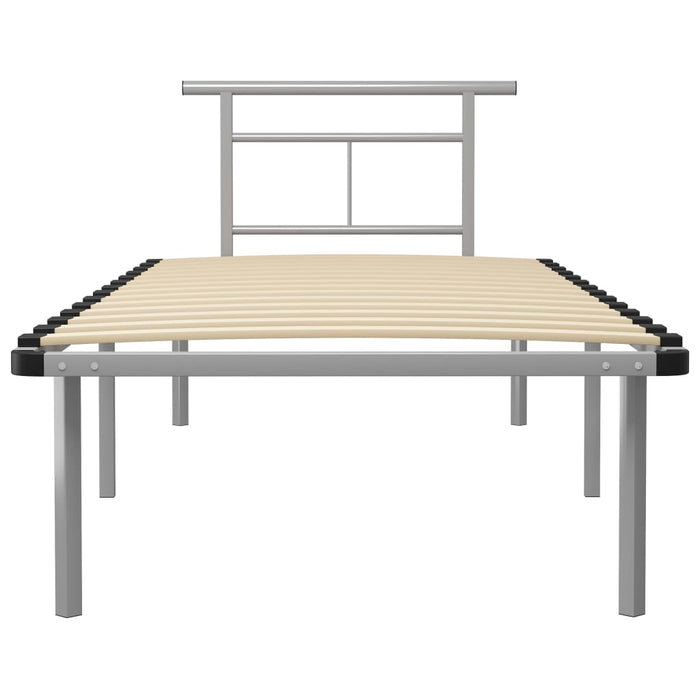 Cadru de pat, gri, 90 x 200 cm, metal - WALTI WALTI