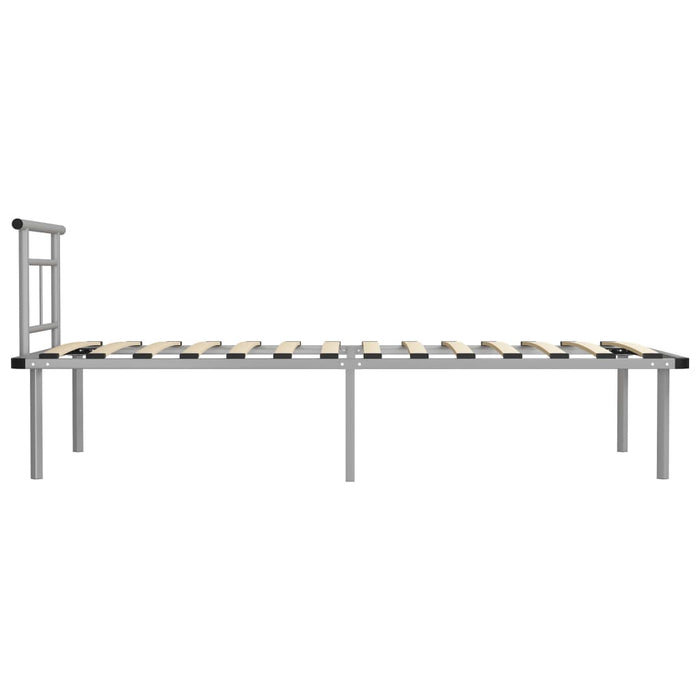 Cadru de pat, gri, 90 x 200 cm, metal - WALTI WALTI