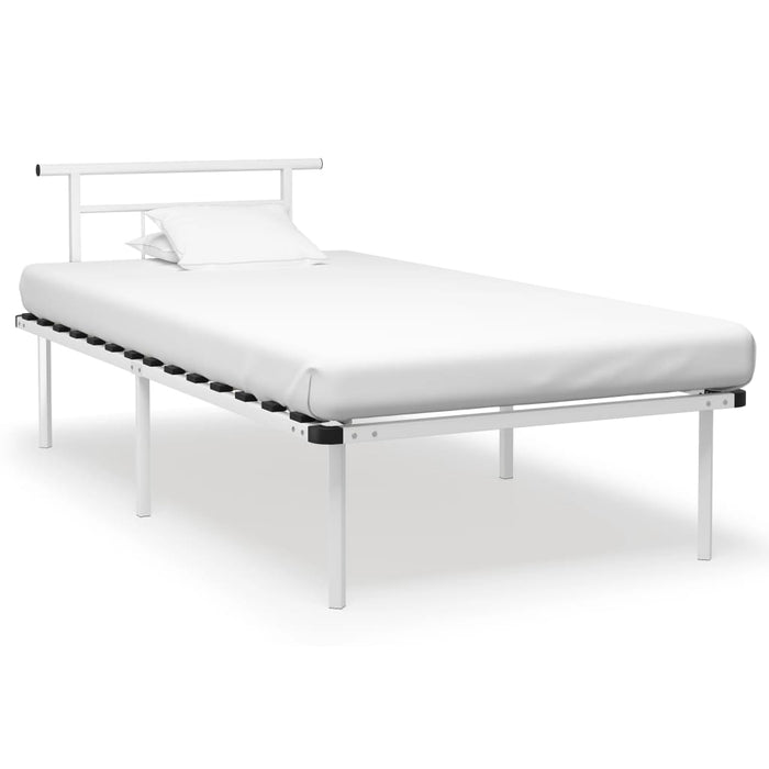 Cadru de pat, alb, 100 x 200 cm, metal - WALTI WALTI