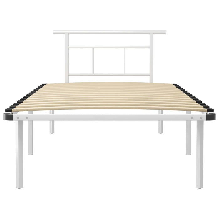 Cadru de pat, alb, 100 x 200 cm, metal - WALTI WALTI