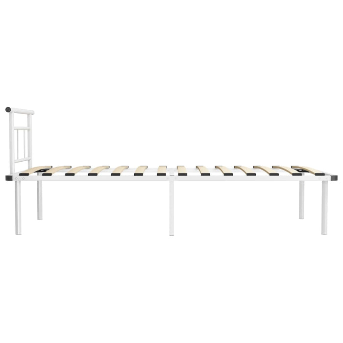 Cadru de pat, alb, 100 x 200 cm, metal - WALTI WALTI