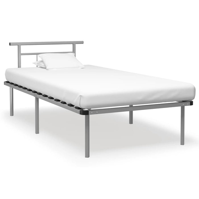 Cadru de pat, gri, 100 x 200 cm, metal - WALTI WALTI