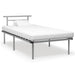 Cadru de pat, gri, 100 x 200 cm, metal - WALTI WALTI
