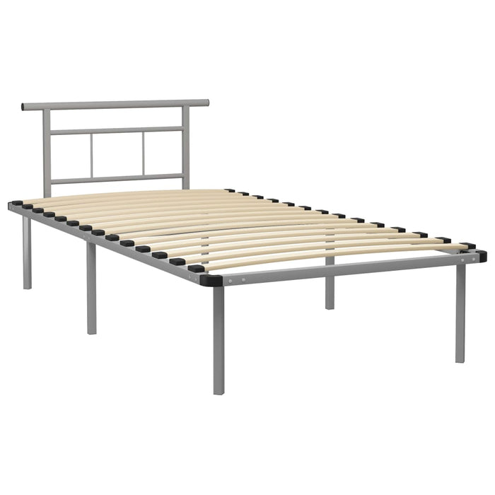 Cadru de pat, gri, 100 x 200 cm, metal - WALTI WALTI
