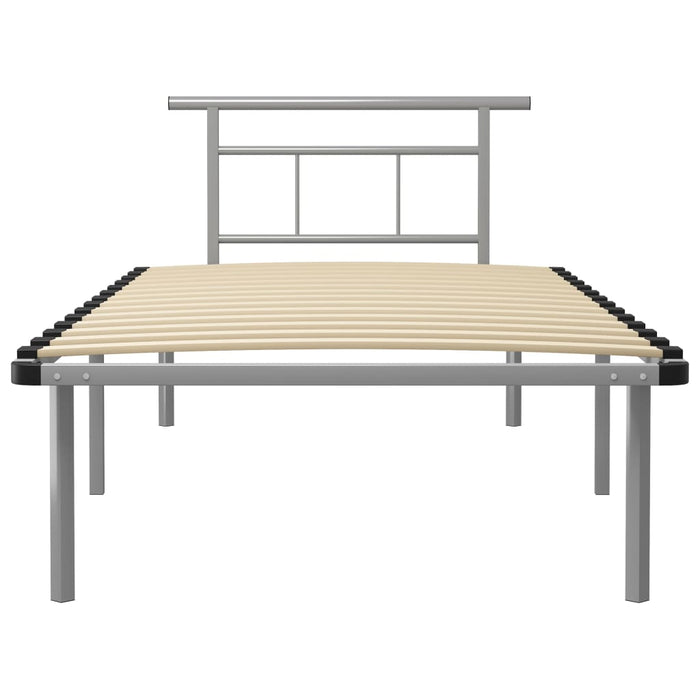 Cadru de pat, gri, 100 x 200 cm, metal - WALTI WALTI