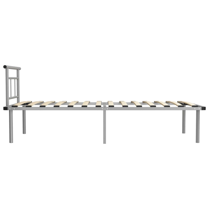 Cadru de pat, gri, 100 x 200 cm, metal - WALTI WALTI