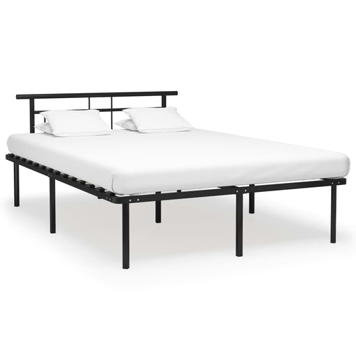 Cadru de pat, negru, 140 x 200 cm, metal - WALTI WALTI