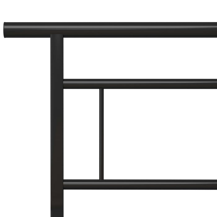Cadru de pat, negru, 140 x 200 cm, metal WALTI