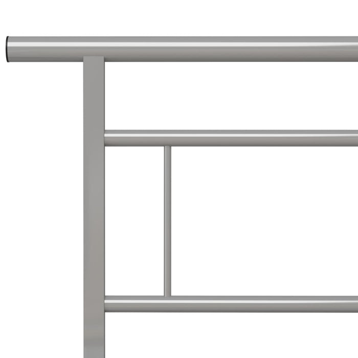 Cadru de pat fără saltea, gri, 140 x 200 cm, metal WALTI