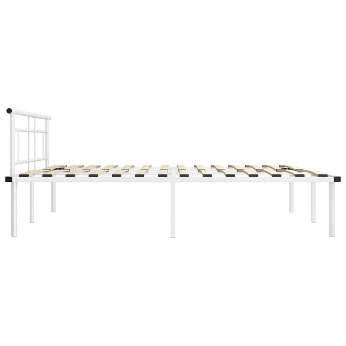 Cadru de pat, alb, 200 x 200 cm, metal - WALTI WALTI