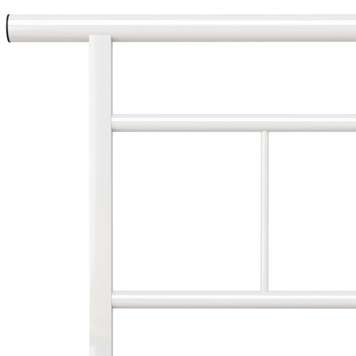 Cadru de pat, alb, 200 x 200 cm, metal - WALTI WALTI