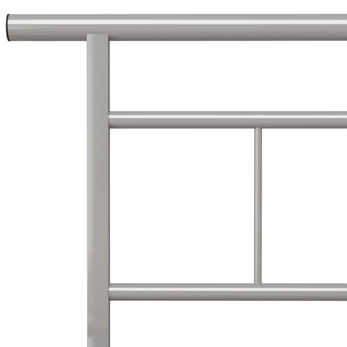 Cadru de pat, gri, 200 x 200 cm, metal WALTI