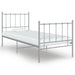 Cadru de pat, gri, 100x200 cm, metal - WALTI WALTI
