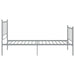 Cadru de pat, gri, 100x200 cm, metal - WALTI WALTI
