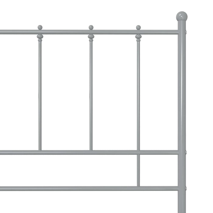 Cadru de pat, gri, 100x200 cm, metal - WALTI WALTI