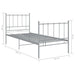 Cadru de pat, gri, 100x200 cm, metal - WALTI WALTI
