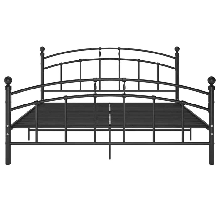 Cadru de pat, negru, 160x200 cm, metal - WALTI WALTI