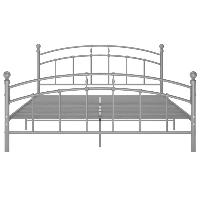 Cadru de pat, gri, 180x200 cm, metal WALTI