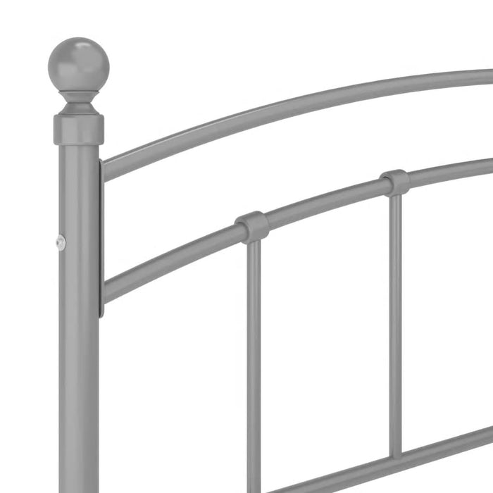 Cadru de pat, gri, 180x200 cm, metal WALTI