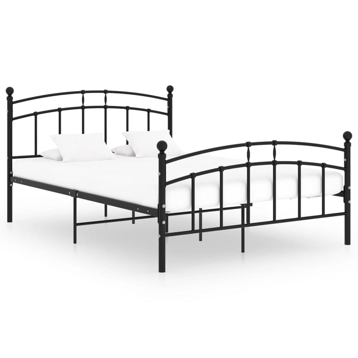 Cadru de pat, negru, 200 x 200 cm, metal - WALTI WALTI