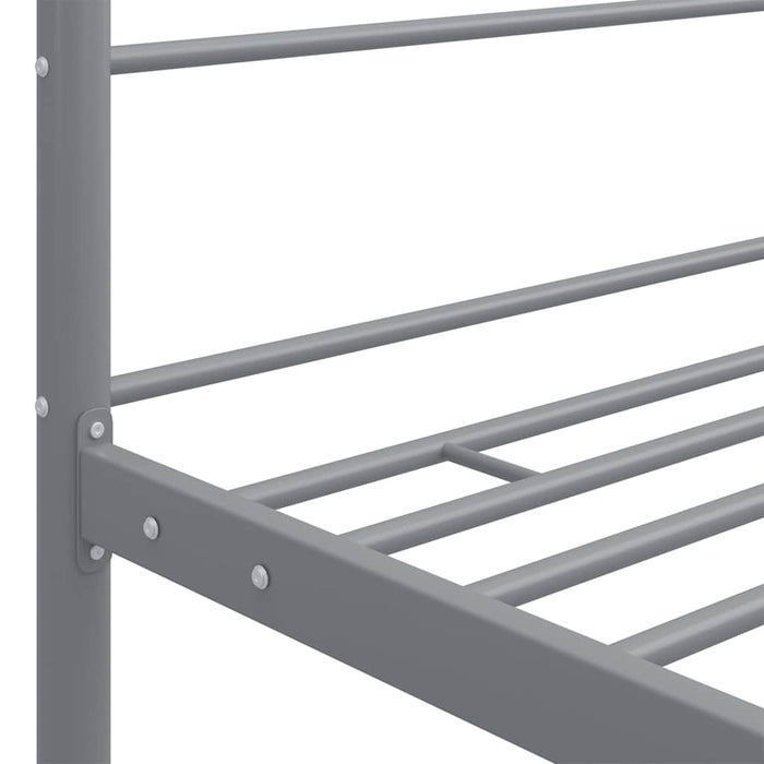 Cadru de pat cu baldachin, gri, 90x200 cm, metal - WALTI WALTI
