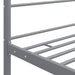 Cadru de pat cu baldachin, gri, 90x200 cm, metal - WALTI WALTI