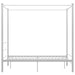Cadru de pat cu baldachin, alb, 140x200 cm, metal - WALTI WALTI