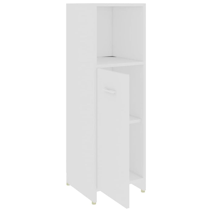 Set mobilier de baie, 4 piese, alb, lemn prelucrat WALTI