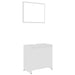 Set mobilier de baie, 4 piese, alb, lemn prelucrat - WALTI WALTI