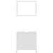 Set mobilier de baie, 4 piese, alb, lemn prelucrat - WALTI WALTI