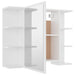Set mobilier de baie, 4 piese, alb, lemn prelucrat - WALTI WALTI