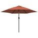 Umbrelă de soare de grădină, stâlp metalic, cărămiziu, 300 cm - WALTI WALTI