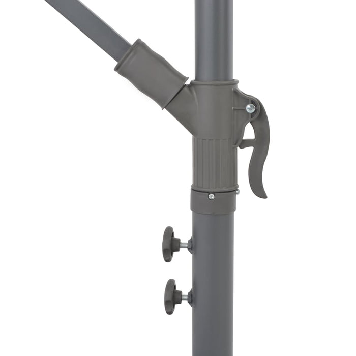 Umbrelă în consolă, stâlp din aluminiu, cărămiziu, 300 cm WALTI
