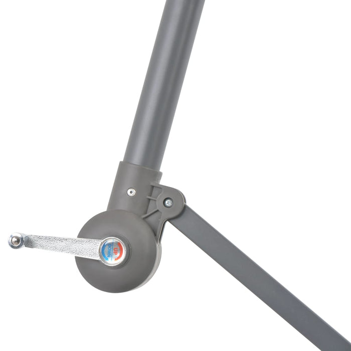 Umbrelă în consolă, stâlp din aluminiu, cărămiziu, 300 cm WALTI