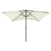 Umbrelă de soare cu stâlp din oțel & LED-uri, nisipiu, 2x3 m - WALTI WALTI