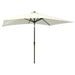 Umbrelă de soare cu stâlp din oțel & LED-uri, nisipiu, 2x3 m - WALTI WALTI